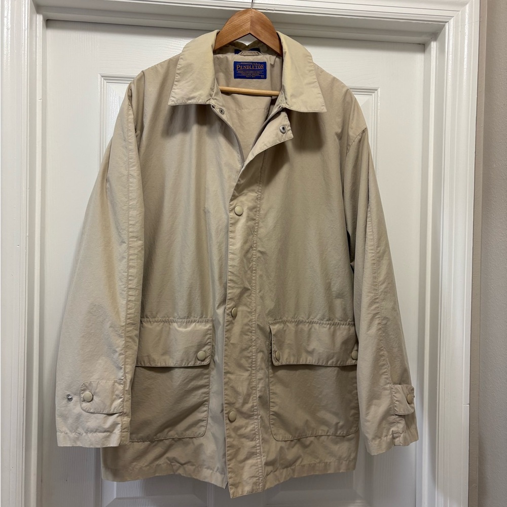 Pendleton Men's Beige Lightweight Packable Jacket… - image 1